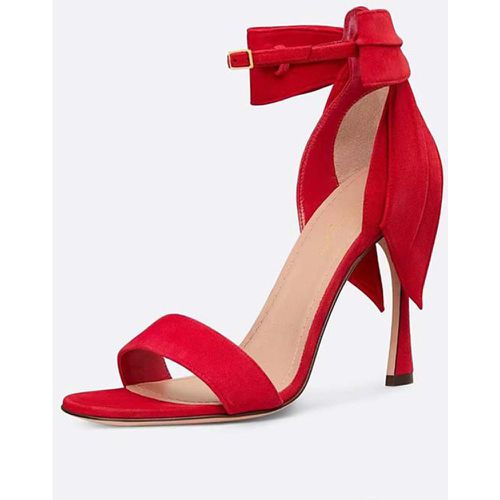 High Heel Sandals Open Toe Buckle Detail Bows Prom shoes - milanoo.com - Modalova