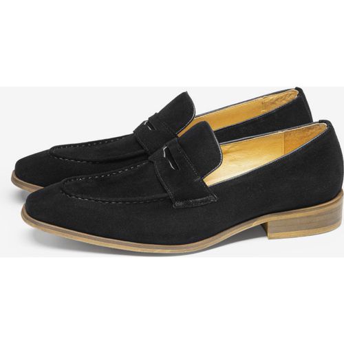 Suede Leather Mens Loafer Shoes - milanoo.com - Modalova