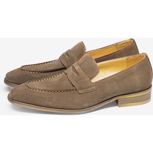 Suede Leather Mens Loafer Shoes - milanoo.com - Modalova