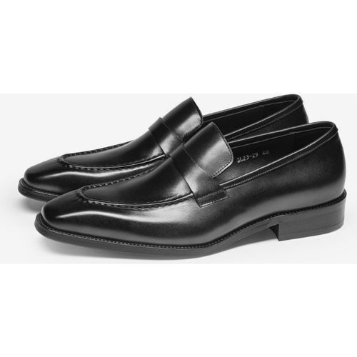 Cowhide Mens Loafer Shoes - milanoo.com - Modalova