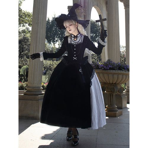 Gothic Lolita Dresses Lace Ruffles Lace - milanoo.com - Modalova