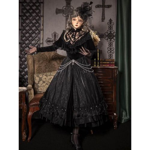 Gothic Lolita Dresses Bows Ruffles - milanoo.com - Modalova