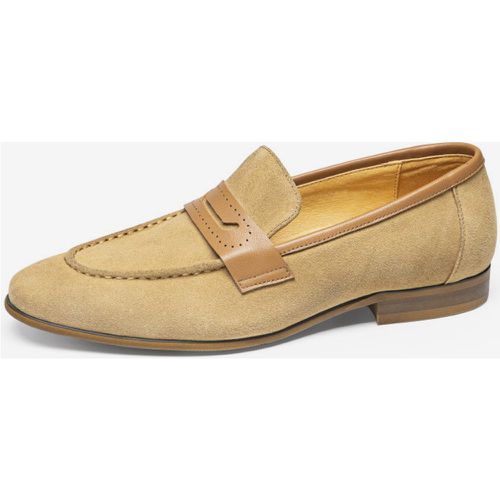 Leather Mens Loafer Shoes - milanoo.com - Modalova