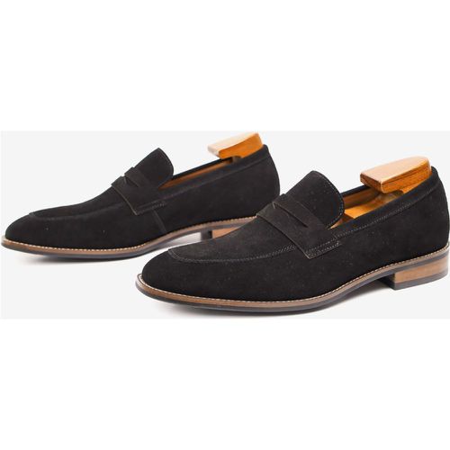 Suede Leather Loafer Shoes For Men - milanoo.com - Modalova