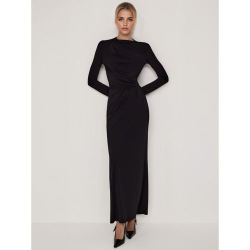 Pleated Bodycon Dresses Long Sleeves Elegant Spring Long Dress For Women 2025 - milanoo.com - Modalova