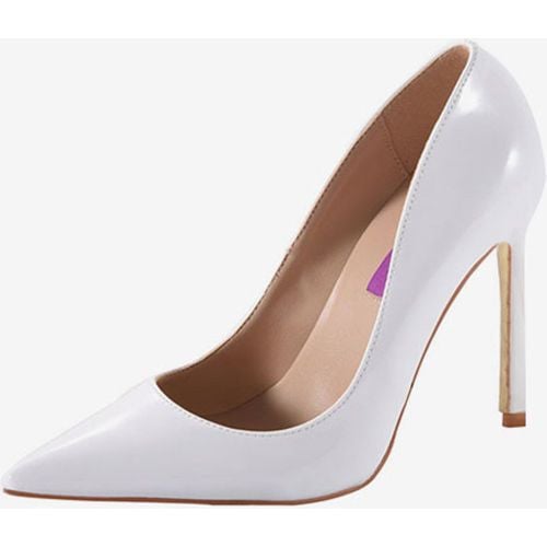 Women's Burgundy High Heels Pointed Toe Stiletto Heel Pumps - milanoo.com - Modalova