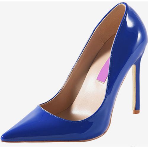 Women's Burgundy High Heels Pointed Toe Stiletto Heel Pumps - milanoo.com - Modalova