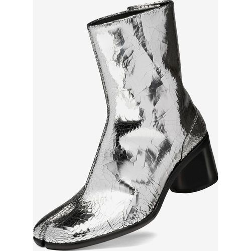 Men's Tabi Chelsea Boots Ecru White Split Toe Prom Boots - milanoo.com - Modalova