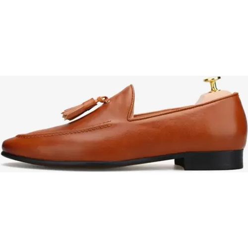 Mens Loafer Slip-On Artwork Round Toe Tassel Prom Wedding Shoes - milanoo.com - Modalova