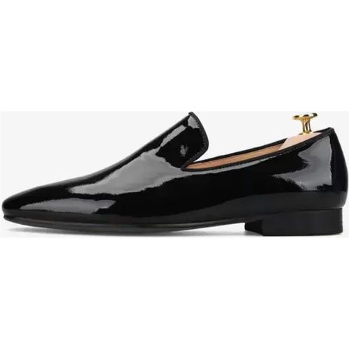 Mens Loafer Shoes Slip-On Round Toe Patent Prom Wedding Shoes - milanoo.com - Modalova