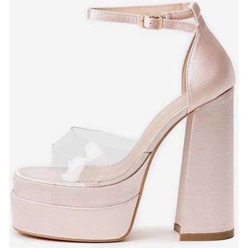 Women's Peep Toe Silk And Satin Peep Toe Heels Pumps - milanoo.com - Modalova