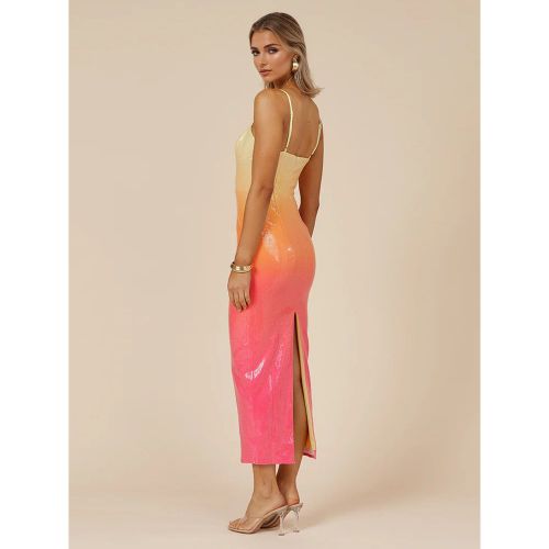 Gradient Sequin Strap Dress With Starfish Detail Summer Beach Vacation Bodycon Long Dress For Women 2025 - milanoo.com - Modalova