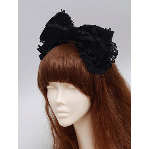 Cotton Lolita Headbow Lace Trim Lace Ribbon - milanoo.com - Modalova