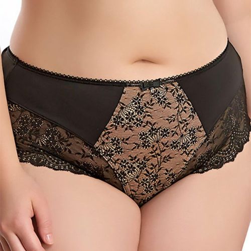 Slip TIA black- noir en nylon - Elomi - Modalova