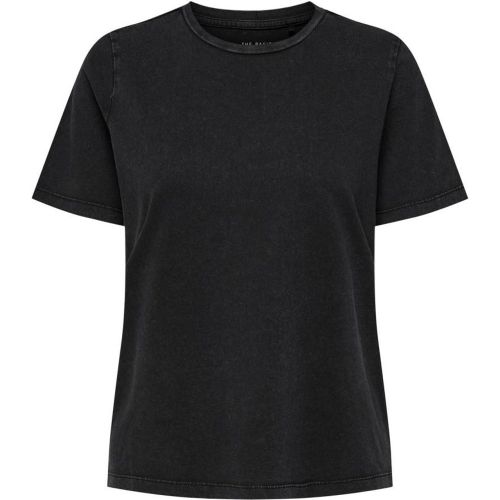 T-shirt regular fit col rond manches courtes en coton bio Nina - Only - Modalova