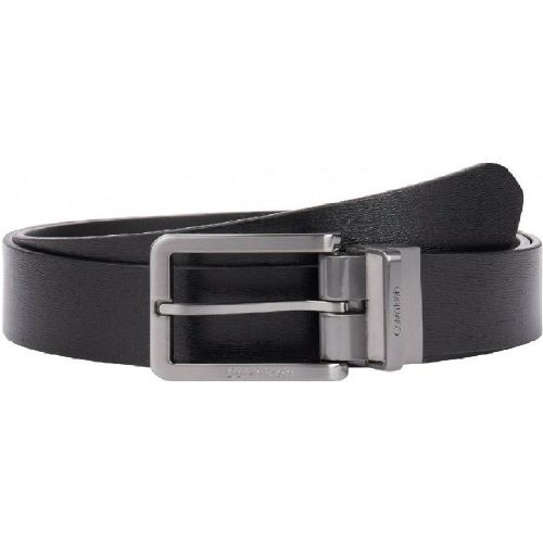 Ceinture en cuir noir - Calvin Klein Maroquinerie - Modalova