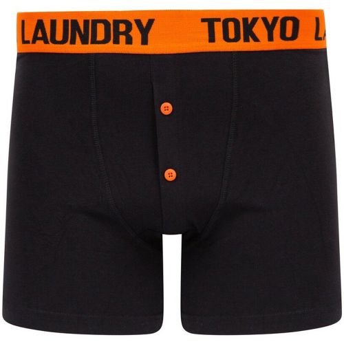 Pack boxer homme orange en coton - Tokyo Laundry - Modalova
