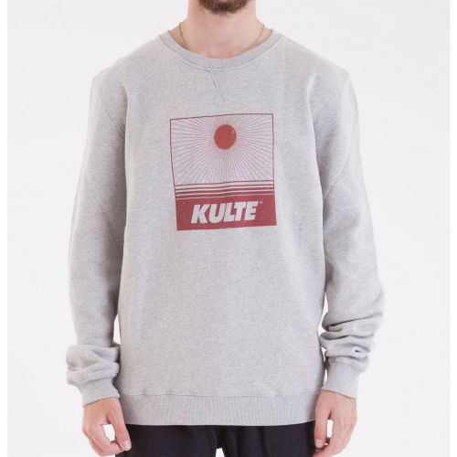 Sweatshirt SUNSET - Gris en coton - Kulte - Modalova