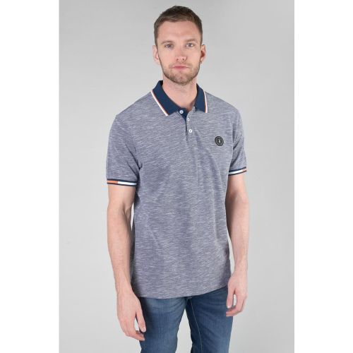 Polo POLAR bleu en coton - Le Temps des Cerises - Modalova