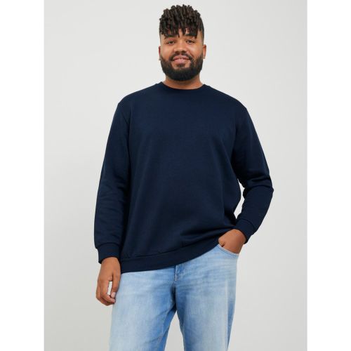 Sweat-shirt Relaxed Fit Col ras du cou Manches longues Bleu Marine Ross - jack & jones - Modalova