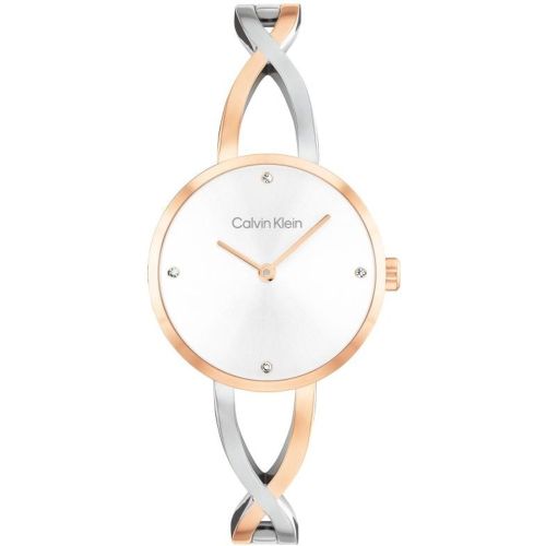 Montre Sculpted Embrace - 25100060 Bracelet Acier - Calvin Klein Montres - Modalova