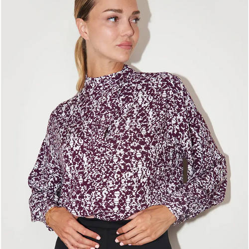 CHEMISIER IMPRIME MEREDITH en viscose - Les Petites Bombes - Modalova