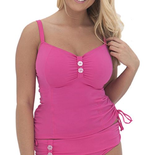 Tankini - Rose en nylon - Curvy Kate Maillot - Modalova