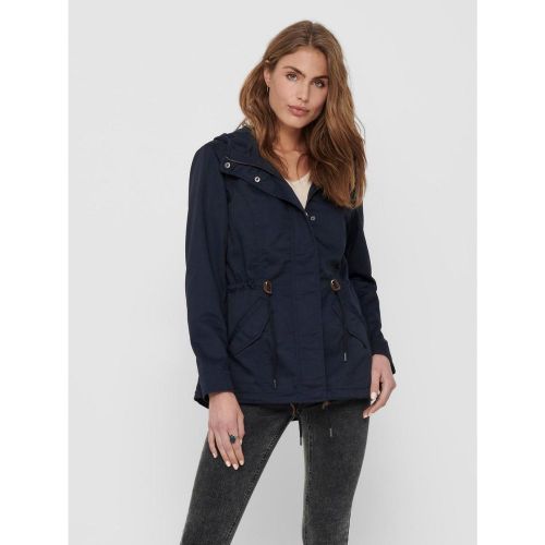 Parka Capuche Mancherons bleu - Only - Modalova