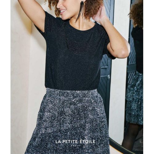 T-Shirt ZIRMA noir - La Petite Etoile - Modalova