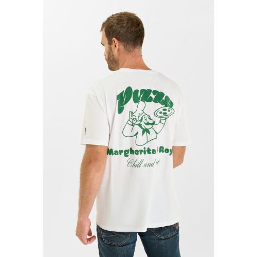 Tee-Shirt blanc en coton Tony - Le Temps des Cerises - Modalova