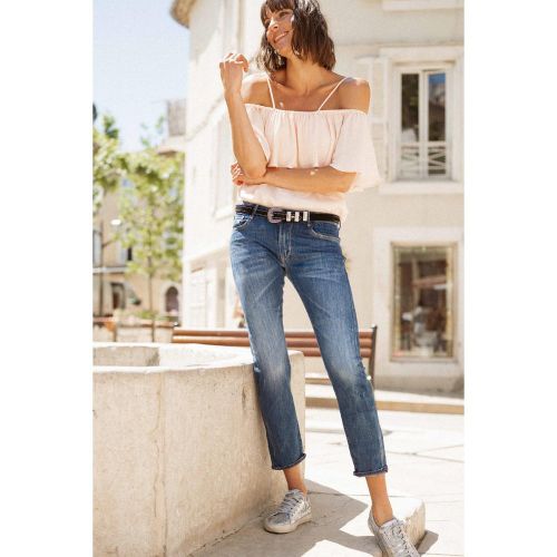 Jeans boyfit 200/43, longueur 34 en coton Ora - Le Temps des Cerises - Modalova