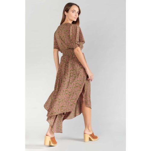 Robe longue droite YAKA vert - Le Temps des Cerises - Modalova