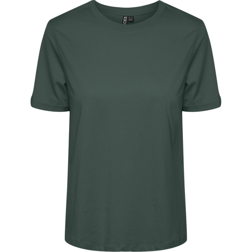 T-shirt regular fit manches courtes Maud - Pieces - Modalova