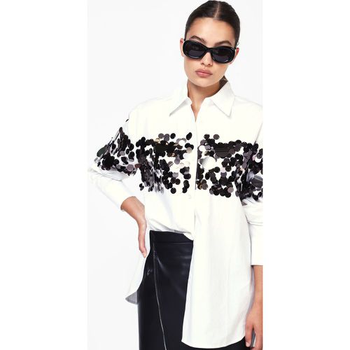 Camicia con paillettes oversize - Dixie - Modalova