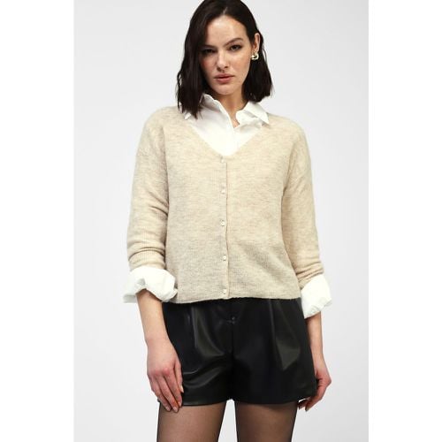 Cardigan scollo a V con maniche lunghe - Dixie - Modalova