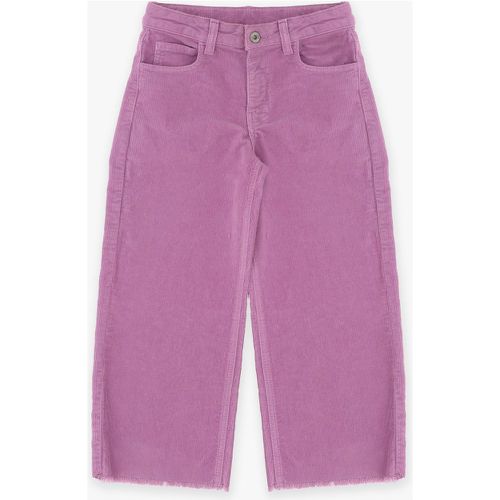 Pantaloni bambina straight con orli al vivo - Dixie - Modalova