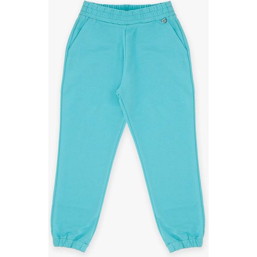 Joggers bambina monocolour con vita e orli elasticizzati - Dixie - Modalova