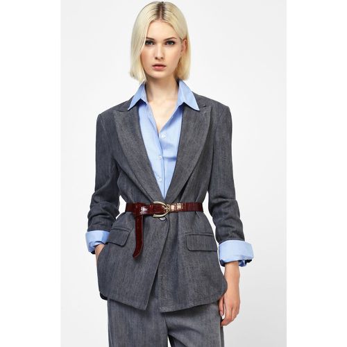 Blazer monopetto con tasche a patta - Dixie - Modalova