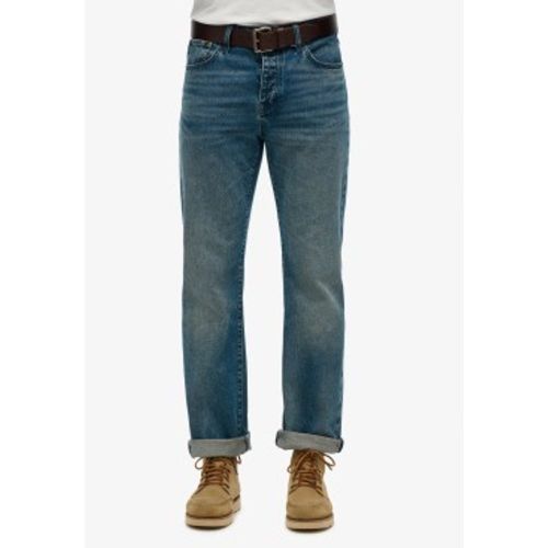M7011387A Jean droit marchand (32/30), Casuel, Denim, Le coton biologique, Durable - Superdry - Modalova