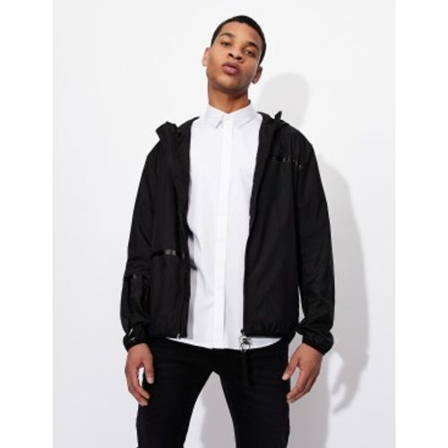 NZCBFZN10Z0113 Chemise à manches courtes en popeline (L), Casuel, Coton, Manche courte - A|X Armani Exchange - Modalova