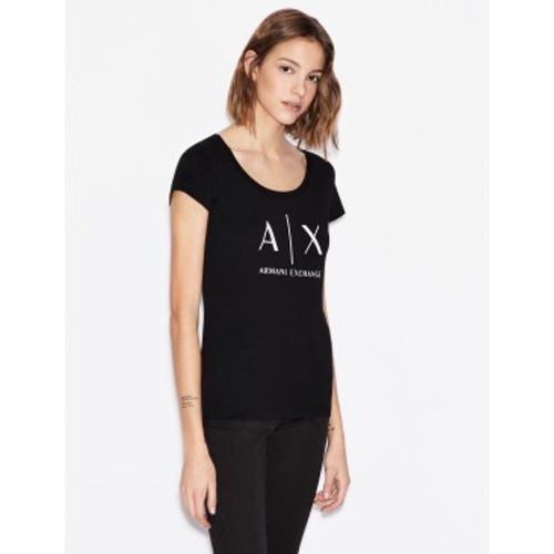 NYT70YJ16Z1200 T-shirt en pima (XS), Casuel, Coton, Manche courte - A|X Armani Exchange - Modalova