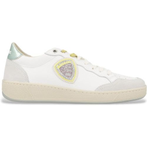 S5OLYMPIA11 Baskets en cuir Olympia11 (36), Plat, Lacets, Casuel - Blauer - Modalova