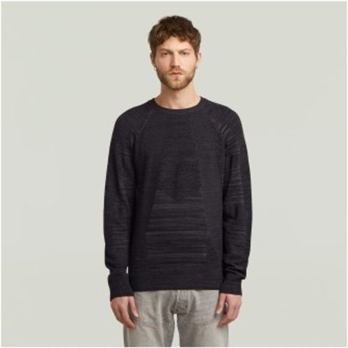 D26777-C259-7242 3D Biker ribbed sweatshirt (M), Noir, Casuel, Acrylique, Le coton biologique, Durable - G-Star - Modalova