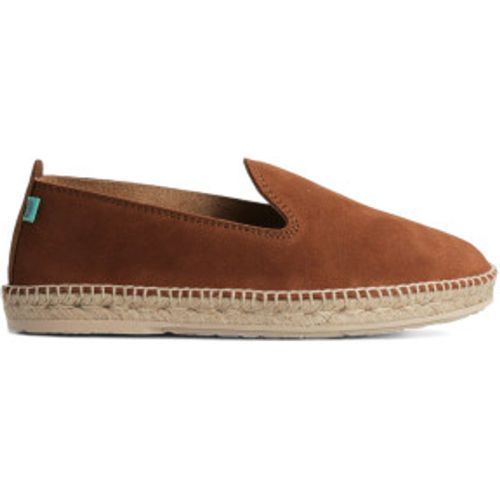 G105110 Salines Velour espadrilles en cuir marron (41), Plat, Aucun, Casuel - Genuins - Modalova