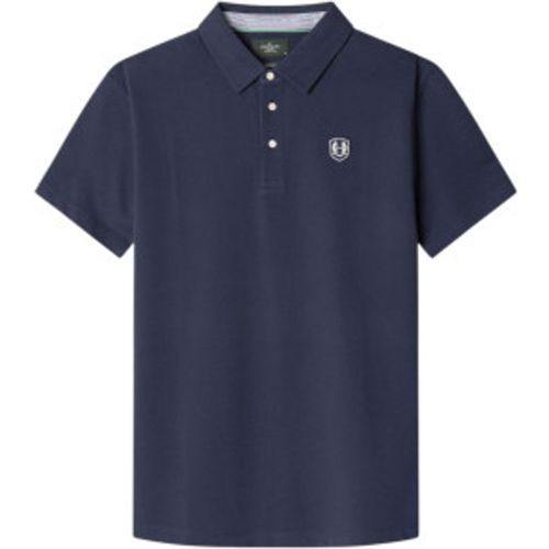 HM563413 Polo Heritage Crest Logo (S), Casuel, Coton, Manche courte - Hackett London - Modalova