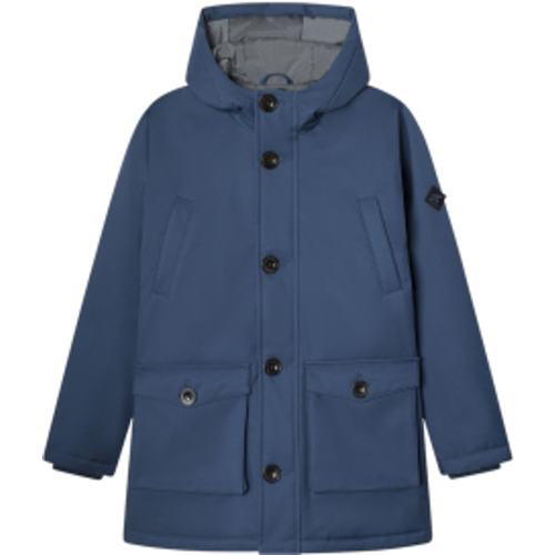 Pour garçon. HK4000004 Parka en sergé (11Años= 146cm), Casuel, Polyester, mode enfantine - Hackett London - Modalova