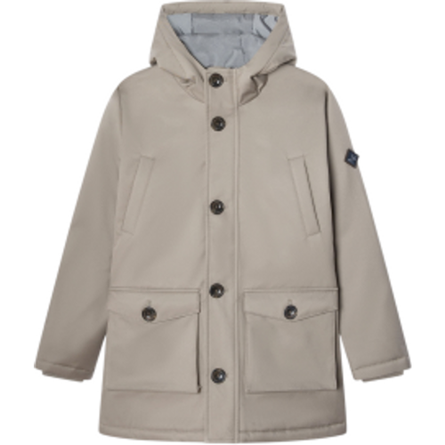 Pour garçon. HK4000004 Parka en sergé (9Años= 134cm), Casuel, Polyester, mode enfantine - Hackett London - Modalova
