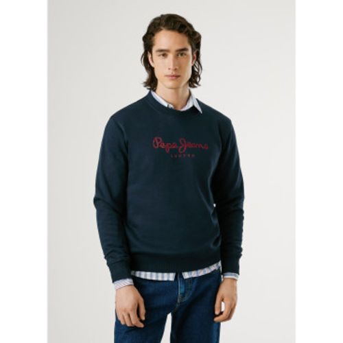 PM5800011 Sweatshirt Macbeth Plain (M), Casuel, Coton, Marine - Pepe Jeans - Modalova