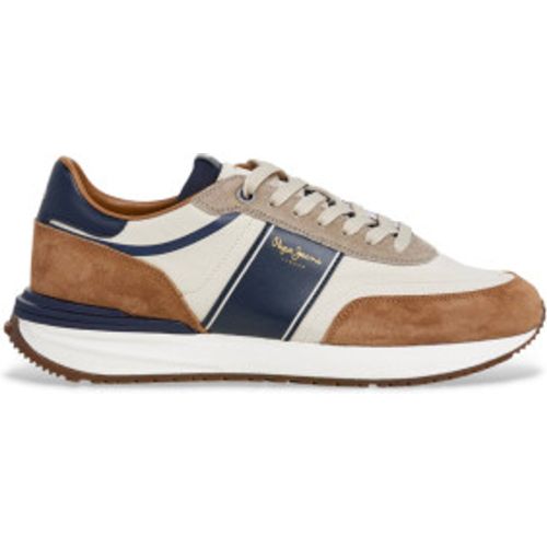 PMS600008 Buster Leather Sneakers Series (41), Cuir, Plat, Lacets, Casuel - Pepe Jeans - Modalova
