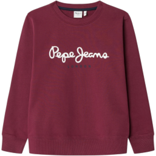 Pour garçon. PB5800016 Sweatshirt Art Crewneck (10años= 140cm), Casuel, Grenat, Coton, mode enfantine - Pepe Jeans - Modalova